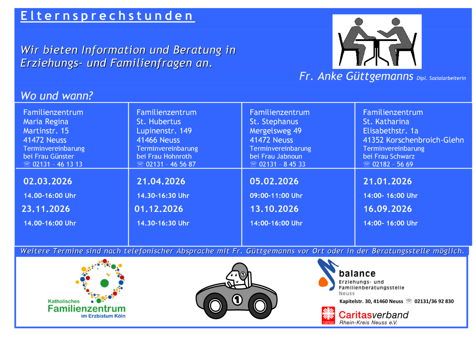 2026 Aushang Sprechstunden alle FZ